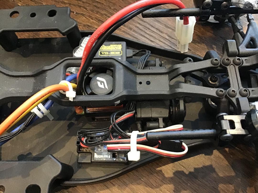 ヨコモYD-2E 受信機 モータ サーボ スピコン ジャイロ progbox付き