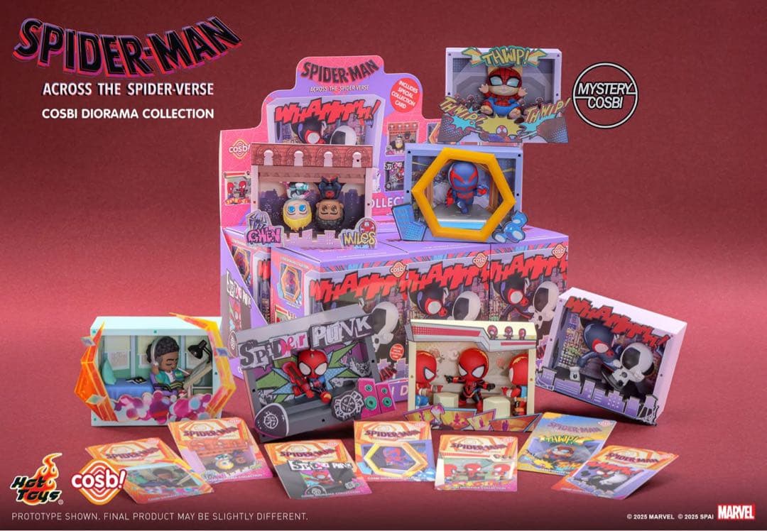 ホットトイズ コスビコレクション スパイダーマン 6体入り