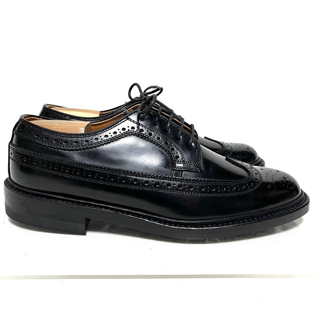 ★極美品★REGAL リーガル★ウィングチップ★24.5★黒　ブラック★