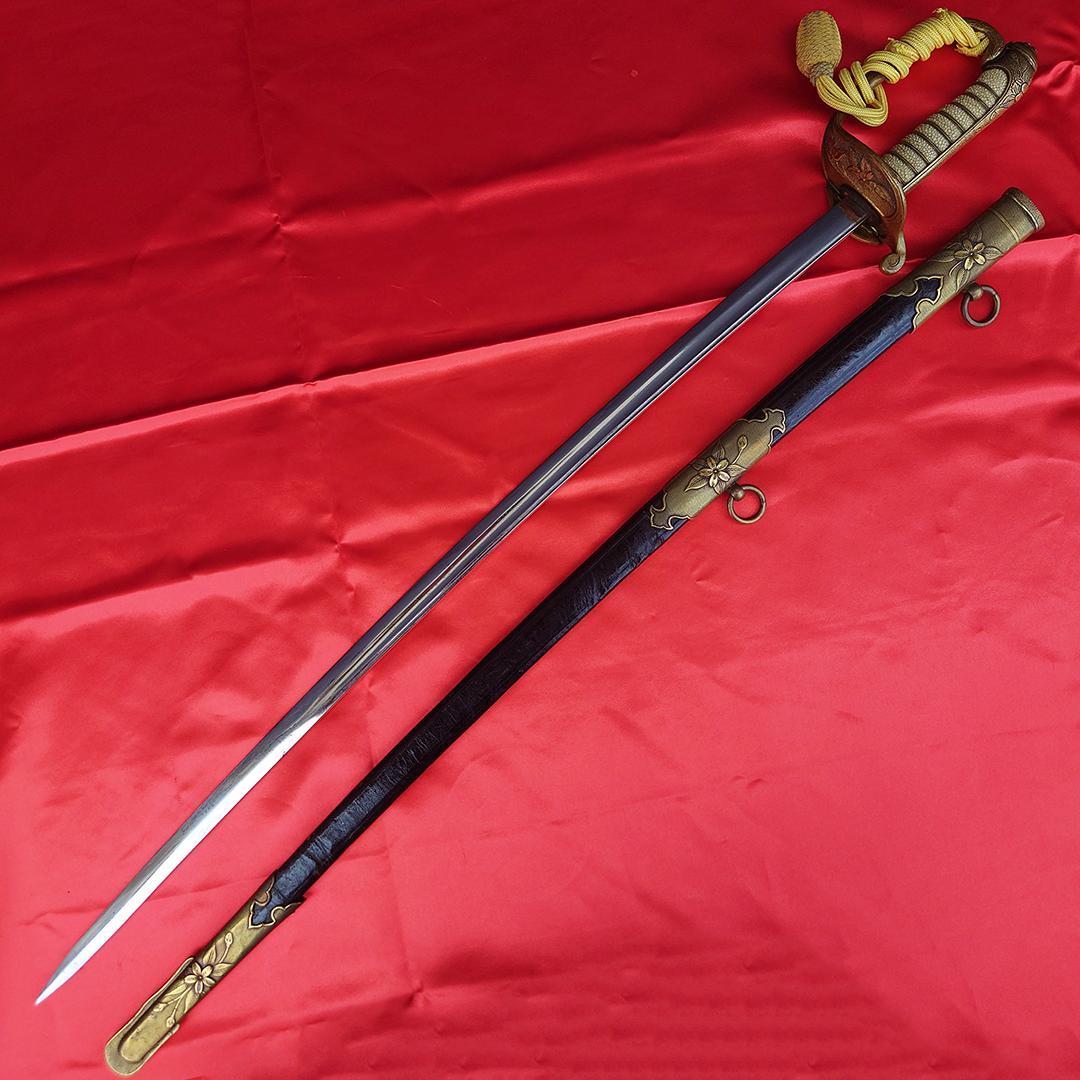 日本軍 海軍 士官用 指揮刀 儀礼刀 刻印 水交社 壽屋商店 当時物 模造刀