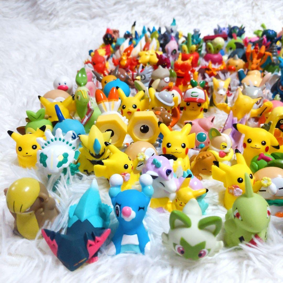 初期ポケモンキッズ まとめ売り ポケモン ソフビ クリア 当時物 217体