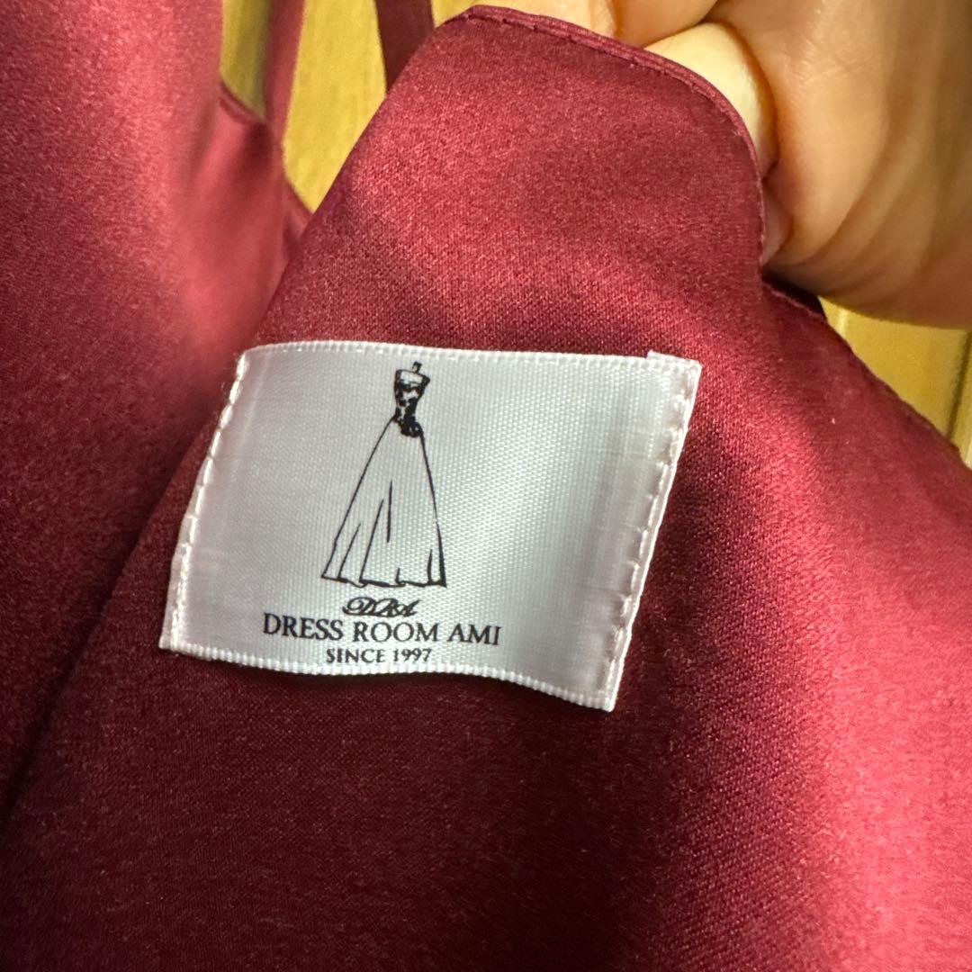 ドレスルームアミのドレス　ワインレッドドレス