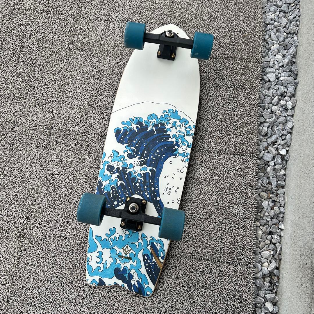 サーフスケート クルーザー LAND CARVER CX4スケボー 極上品