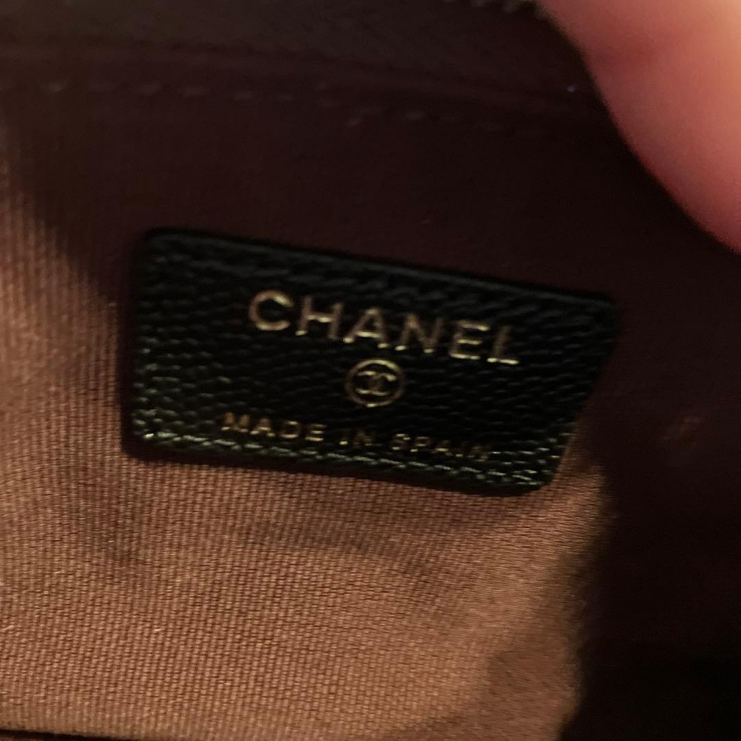 超レア！！キャビアスキン　CHANEL ポーチ　カードケース