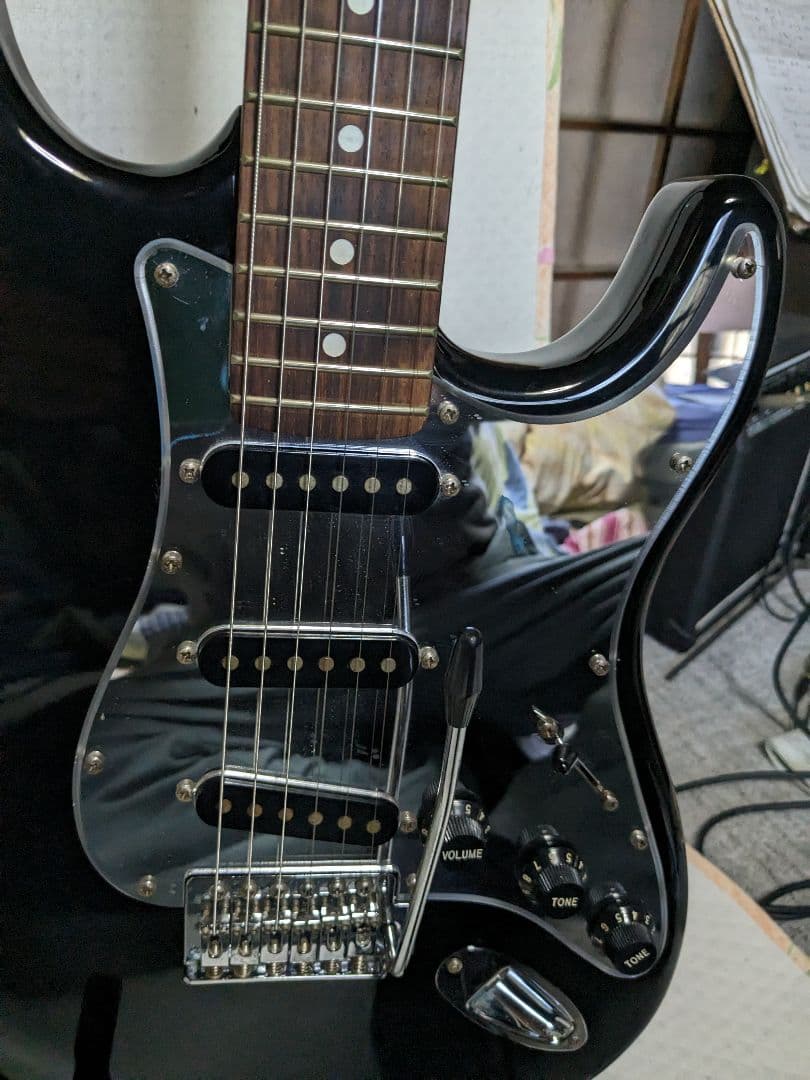 セルダー、ストラトキャスター、ミラーピックガード、エレキギター