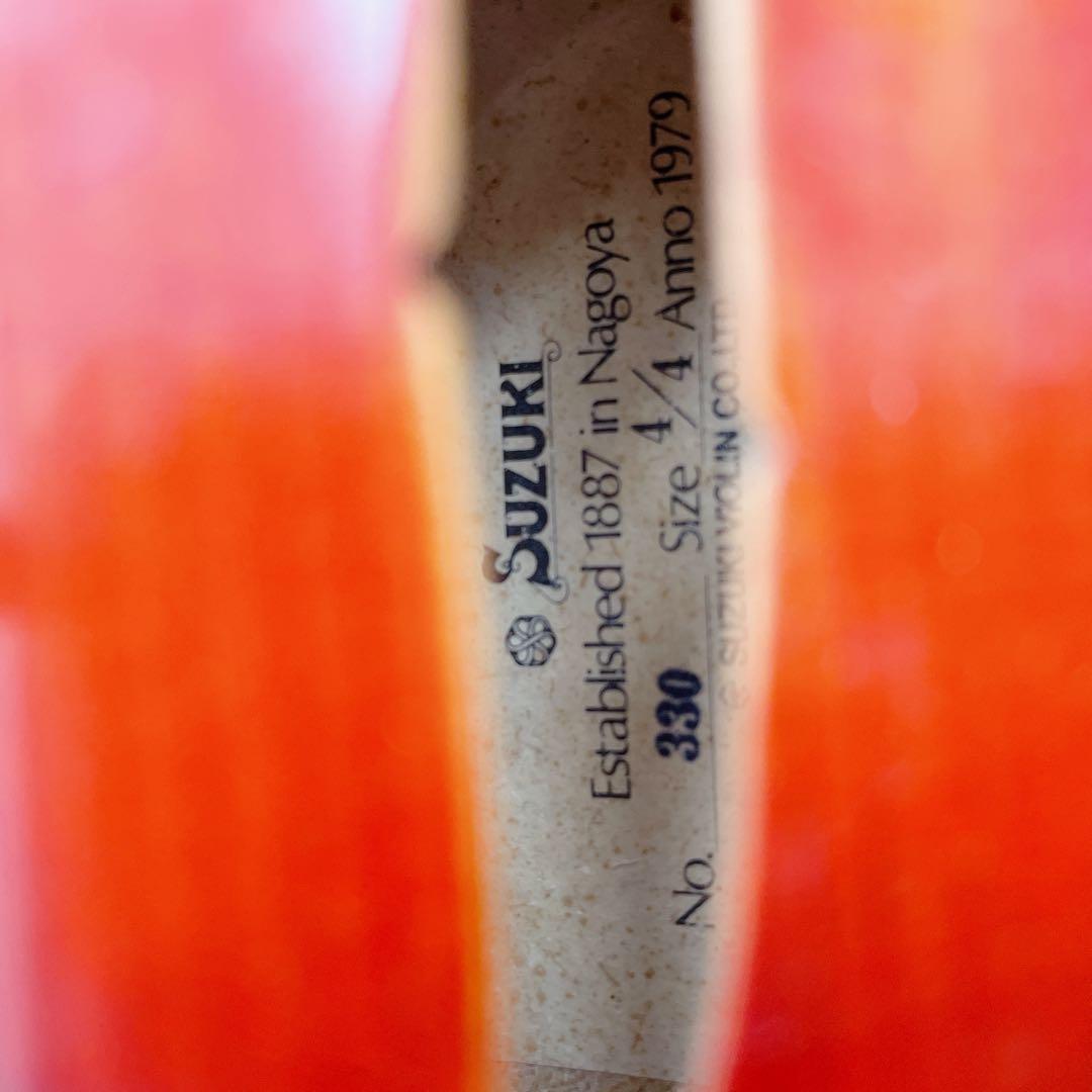 SUZUKI バイオリン no330 4/4 ケース付　1979