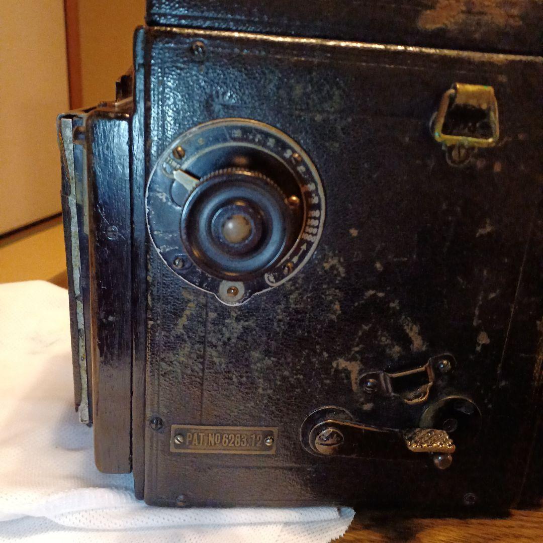 BIJOU REFLEX 木箱皮張ジャバラ式カメラ 100年前に製造された！