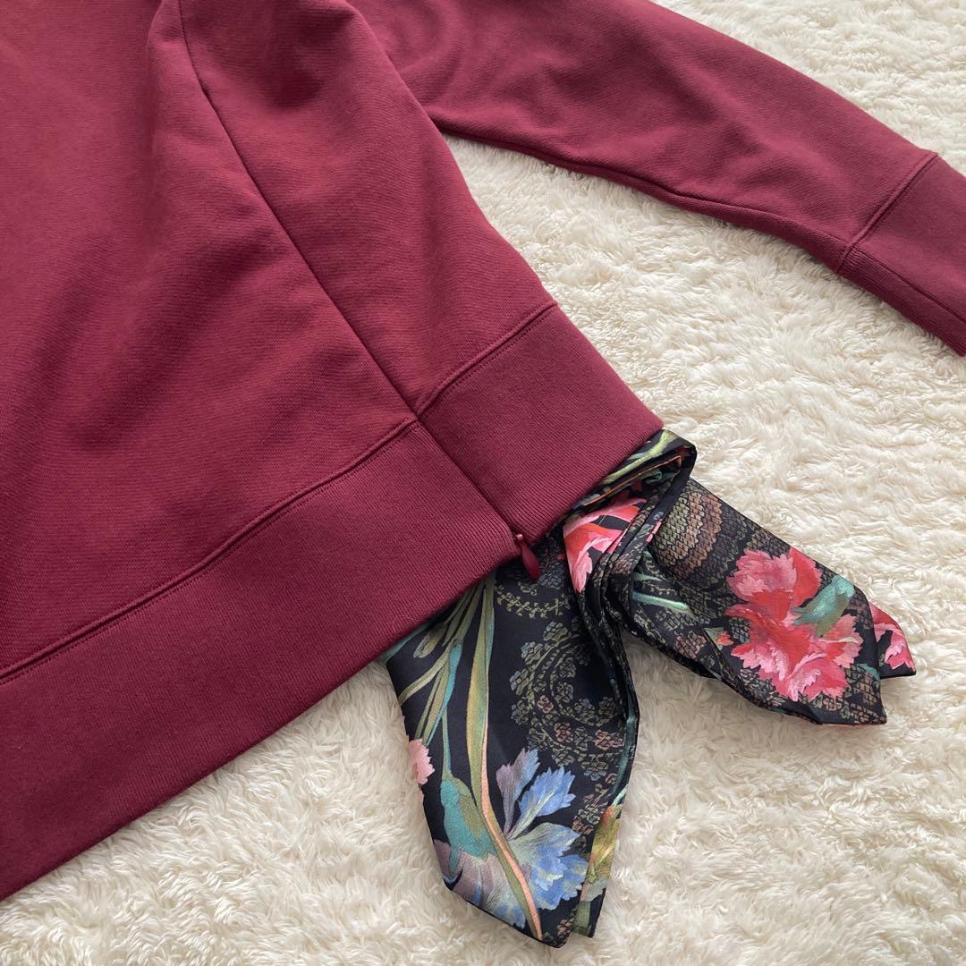 極美品！OFF-WHITE オフホワイト　プルオーバー　パーカー　アシンメトリー