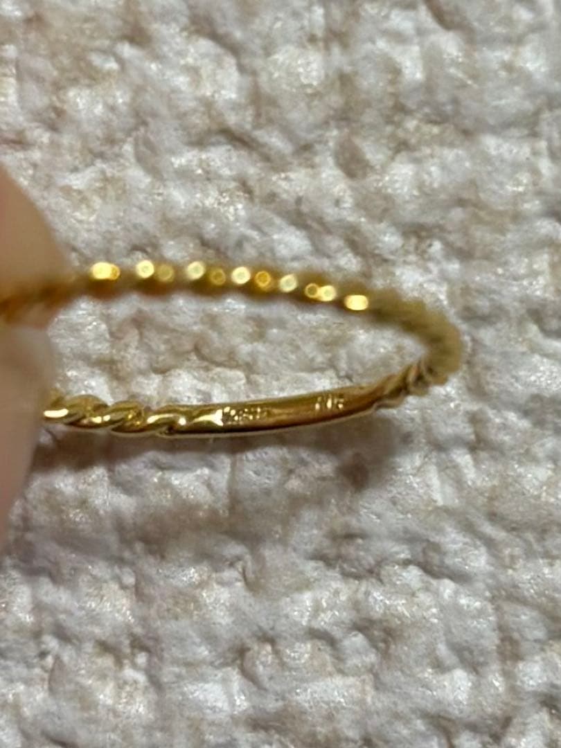 d*i様 【最終値下げ】k18 ピンキーリング