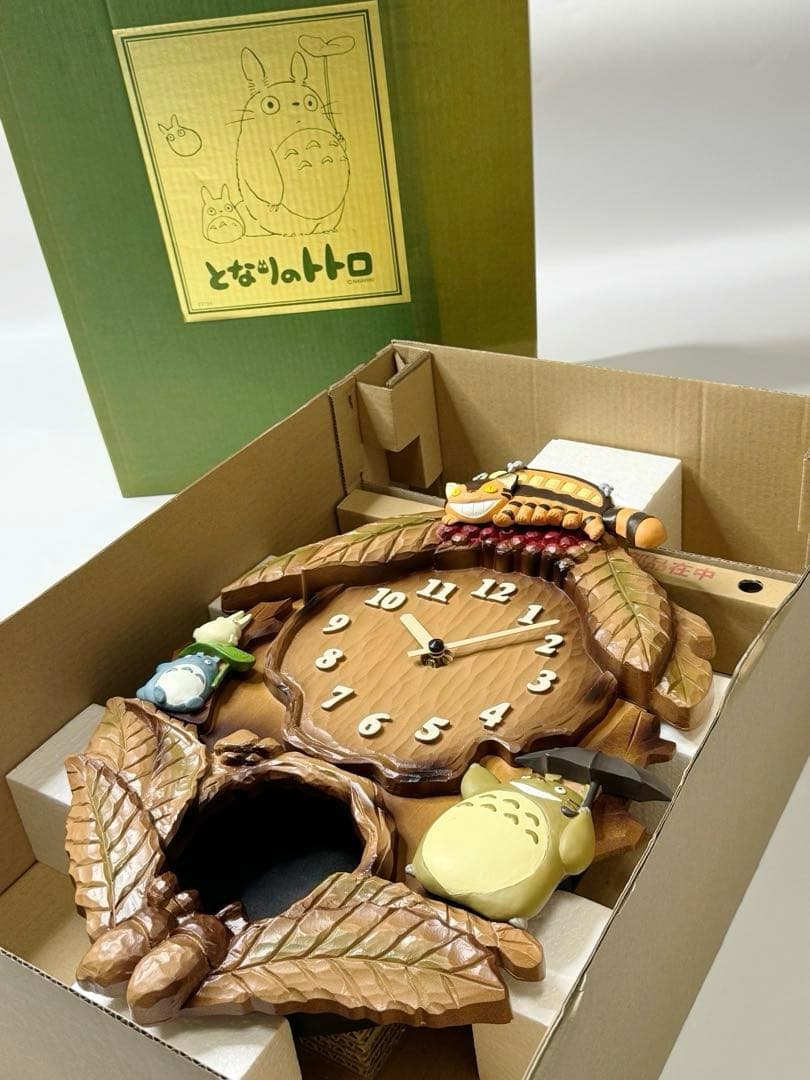希少品！】となりのトトロ メロディ付き掛時計 未使用・レア！】となり