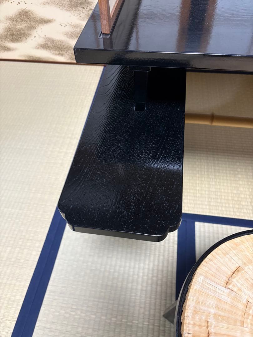 茶道具】表千家 掻合点茶盤セット 【中古品】茶道具 点茶盤 掻合塗 表用