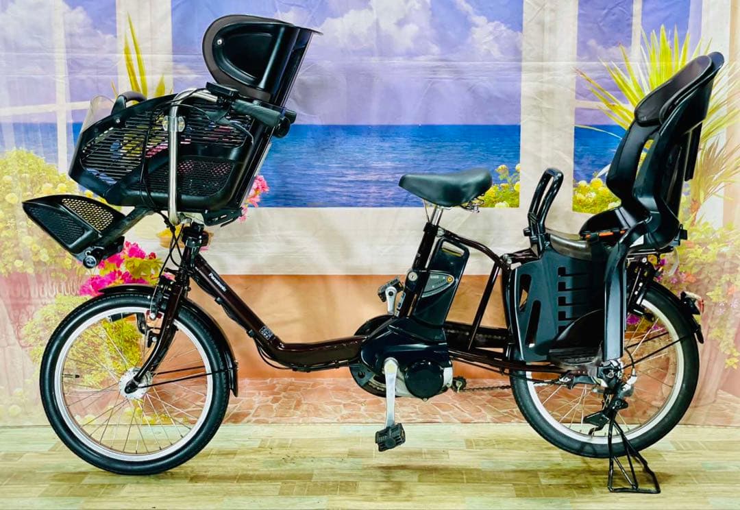 ちいた　パナソニックギュット⭐️13AH！子供乗せ電動アシスト自Y2726