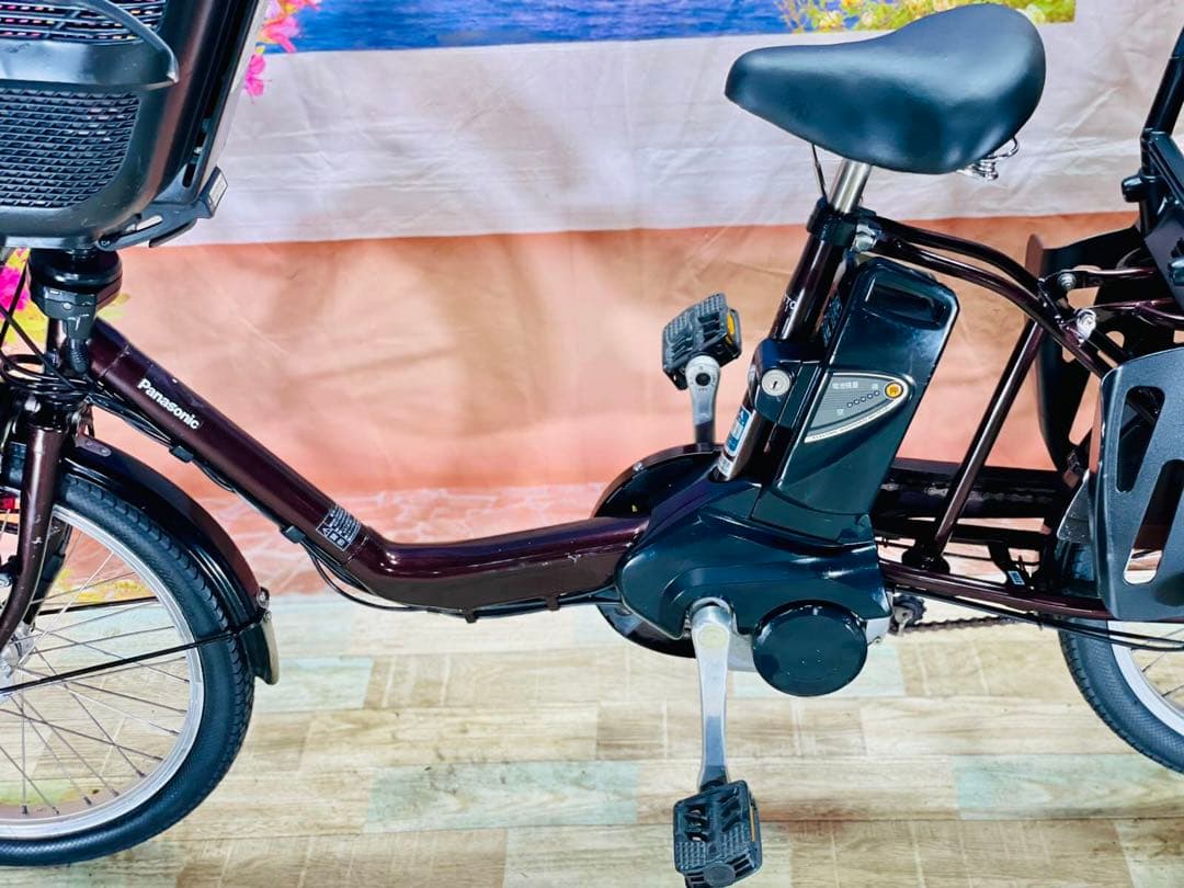 ちいた　パナソニックギュット⭐️13AH！子供乗せ電動アシスト自Y2726