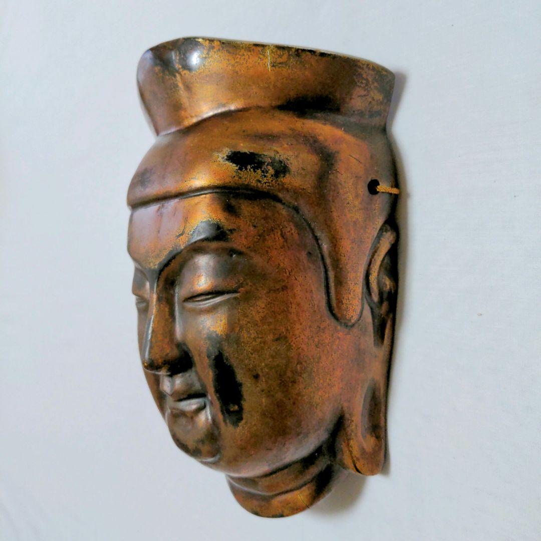 弥勒菩薩 広隆寺 仏面 壁掛け お面 美術工芸品