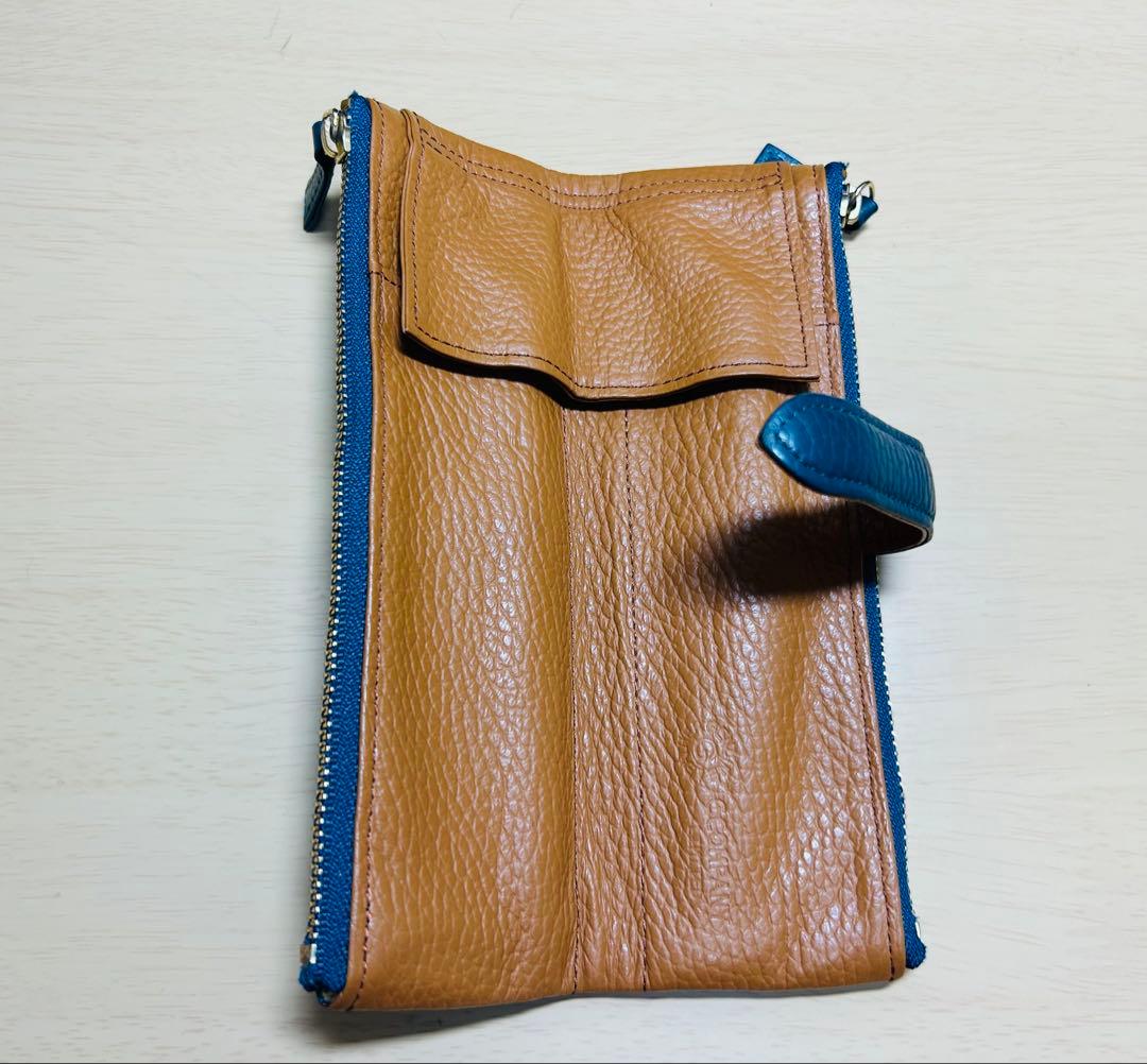 C COMPANY ターコイズブルー レザー 復刻版ルポペンケース