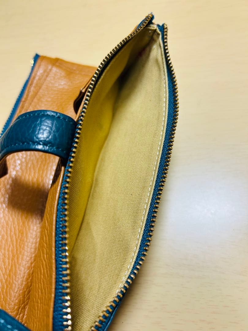 C COMPANY ターコイズブルー レザー 復刻版ルポペンケース