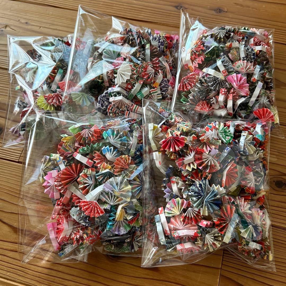 【マロン】6月分　和柄和紙の扇子　1000個