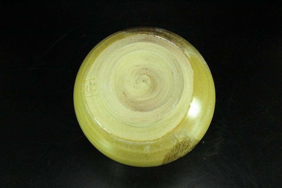 茶道具 清水正作 彩釉 京焼 茶碗 煎茶 美品 共箱(K-YC425)