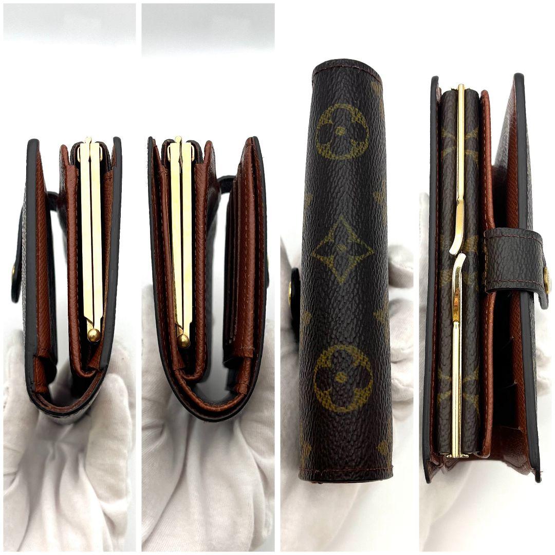 ゆささん✨ルイヴィトン モノグラム ポルトフォイユ ヴィエノワ がま口 折り財布