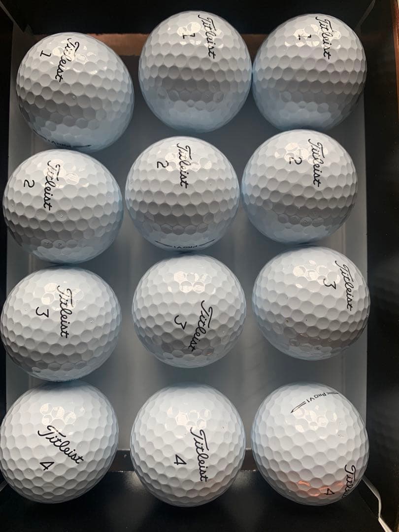 タイトリスト PRO V1x ローナンバー 白 2ダース 箱入 タイトリスト Pro