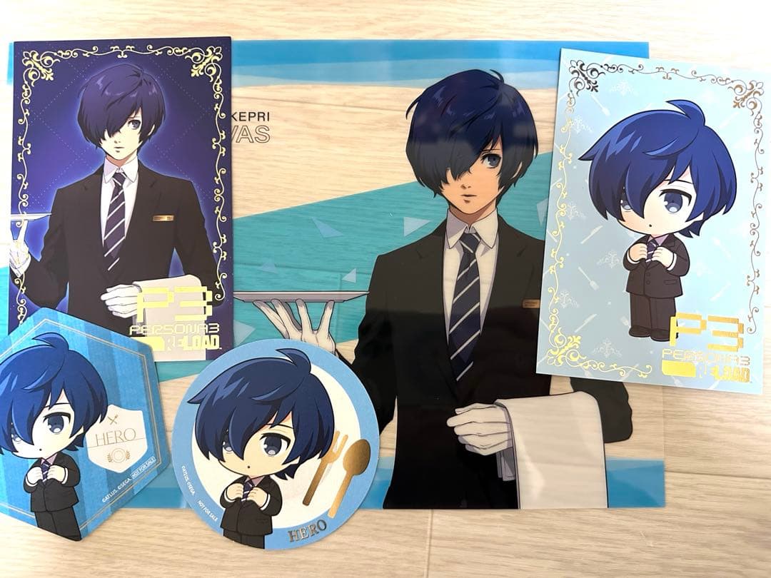 ペルソナ3リロード クリアランチョンマット 主人公 プリンスホテル