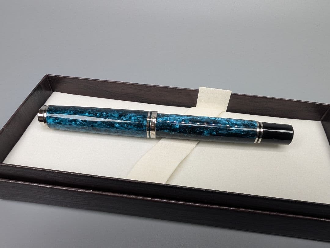 ペリカン スーベレーン M805 オーシャンスワール　ニブEF　Pelikan