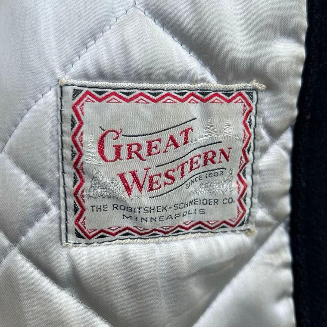 50s GREAT WESTERN ファラオジャケット 黒