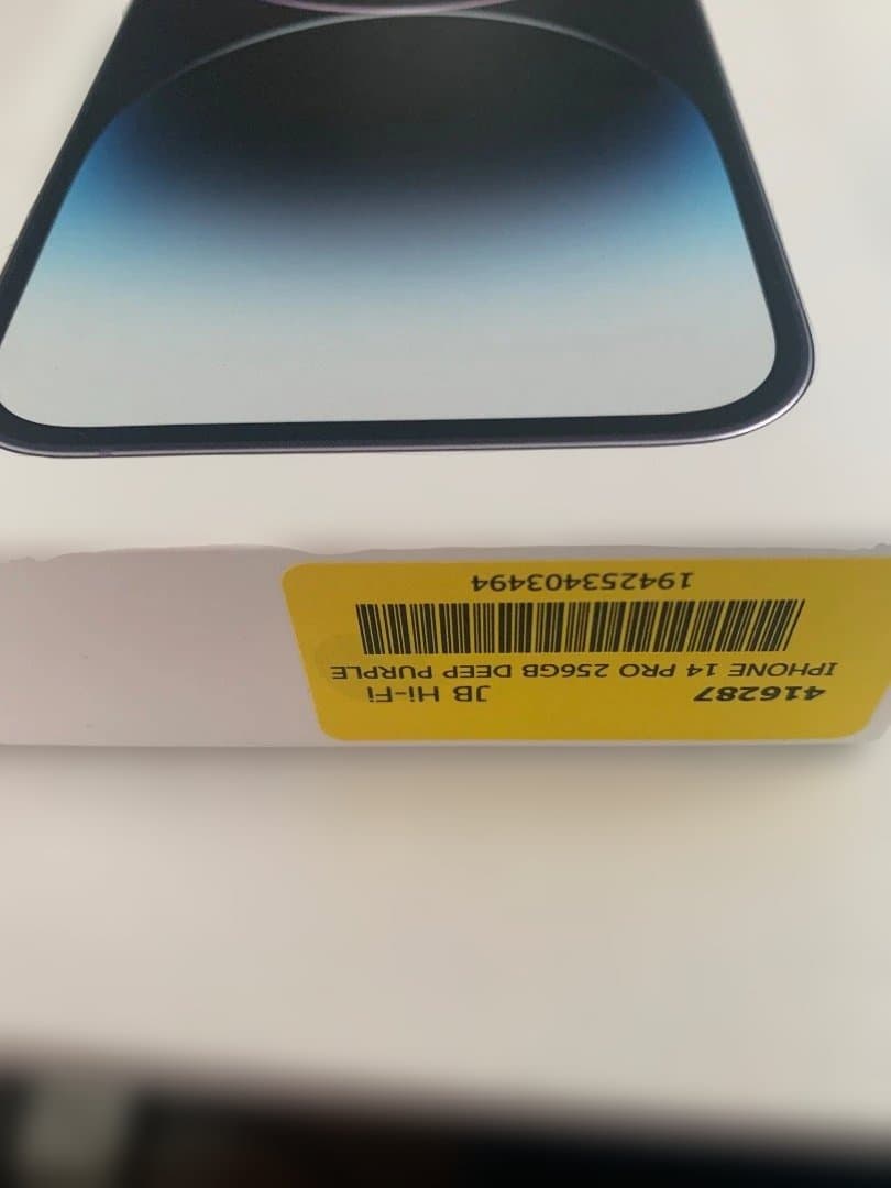 海外版SIMフリー箱付Apple iPhone 14 Pro 256GB