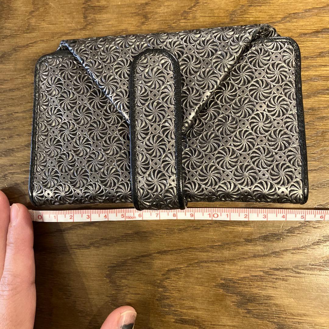 ま*お様 ハヤシヒロコ　ジラソーレ　財布　ブラック　 ミニモ