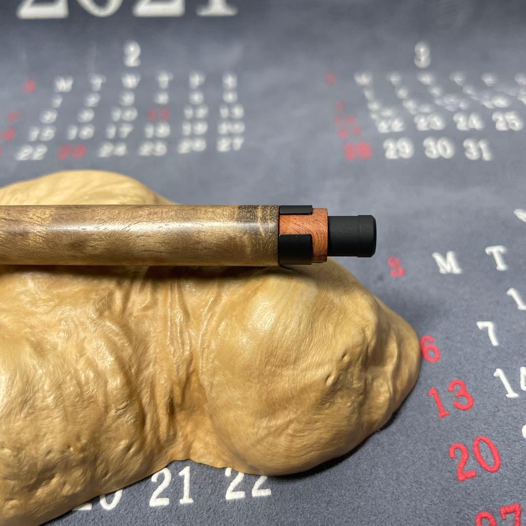 木軸 オレンズネロ マーブルウッド×花梨瘤 - メルカリ