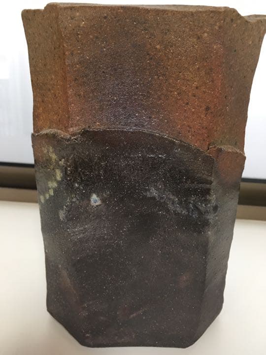 茶花用花器　焼き締め