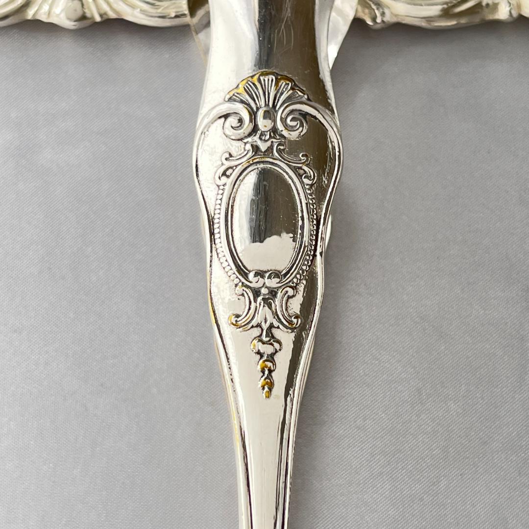 【仏蘭西】ライオン脚のトング【シルバープレート】 16cm