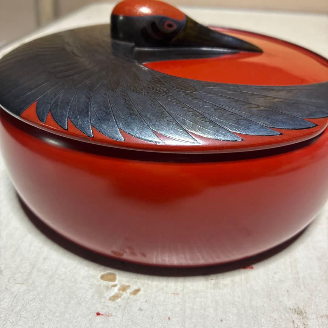 時代木製漆器　菓子鉢　整理品