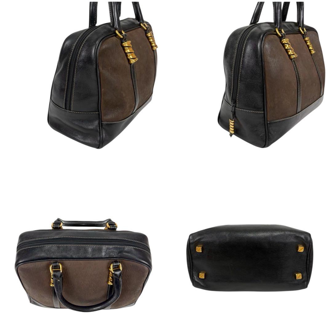 ロエベ LOEWE ミニボストンバッグ　ハンドバッグ　ベラスケス　ブラック