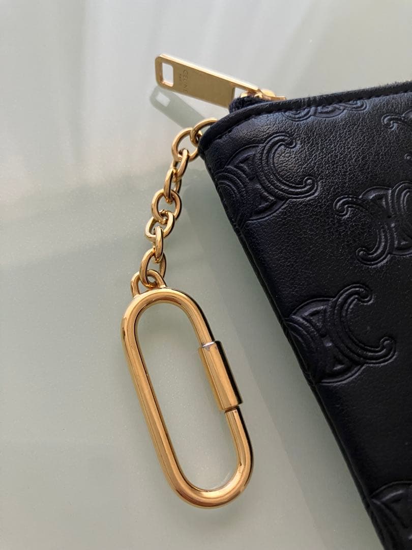 【正規品】値下げ　CELINE ブラックレザー ケース