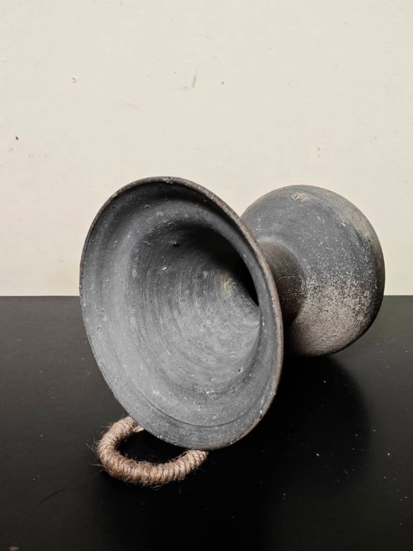 頸に窯印のある須恵器ハソウ　古墳時代　考古発掘品　古代日本　古美術　花呼ぶ器