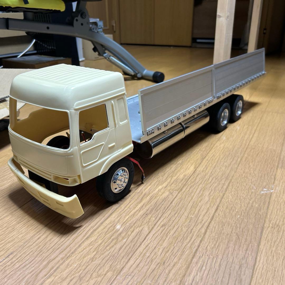 タミヤ1/14 製作途中　ムネトラ