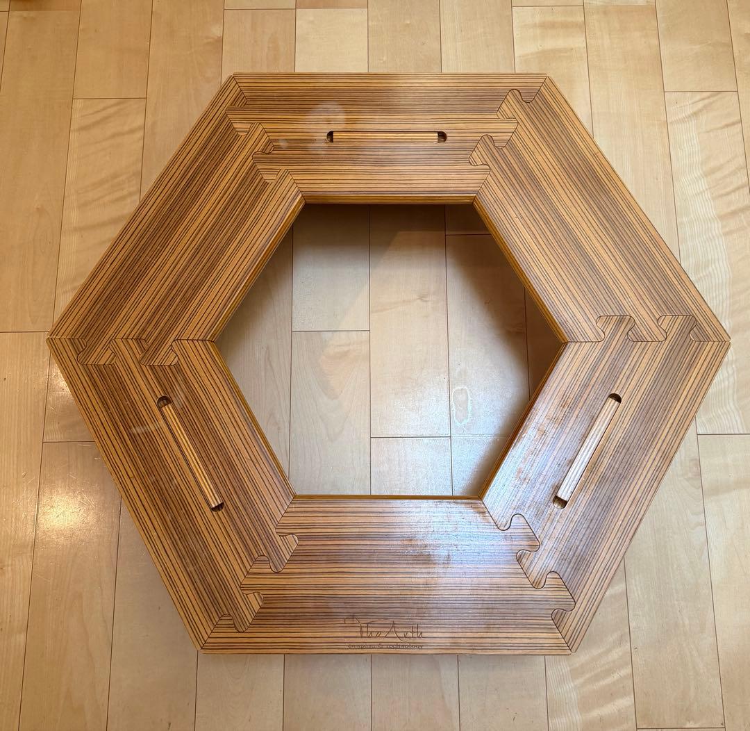 六角テーブル ヘキサテーブル しま次郎 thearth