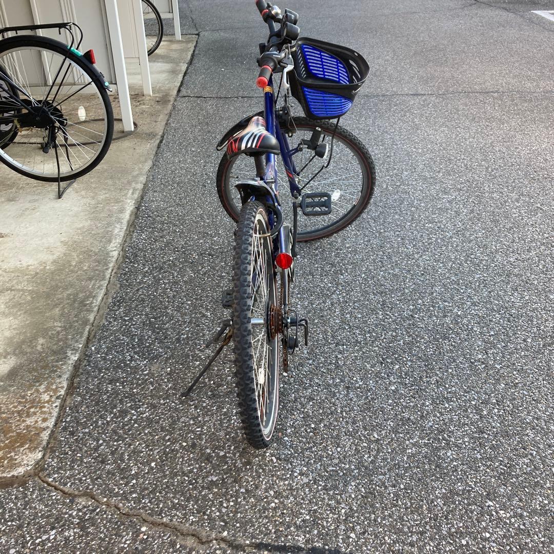 自転車 本体ブリヂストン　ブルー　小学高学年用　引き渡し可能な方限定群馬県邑楽郡