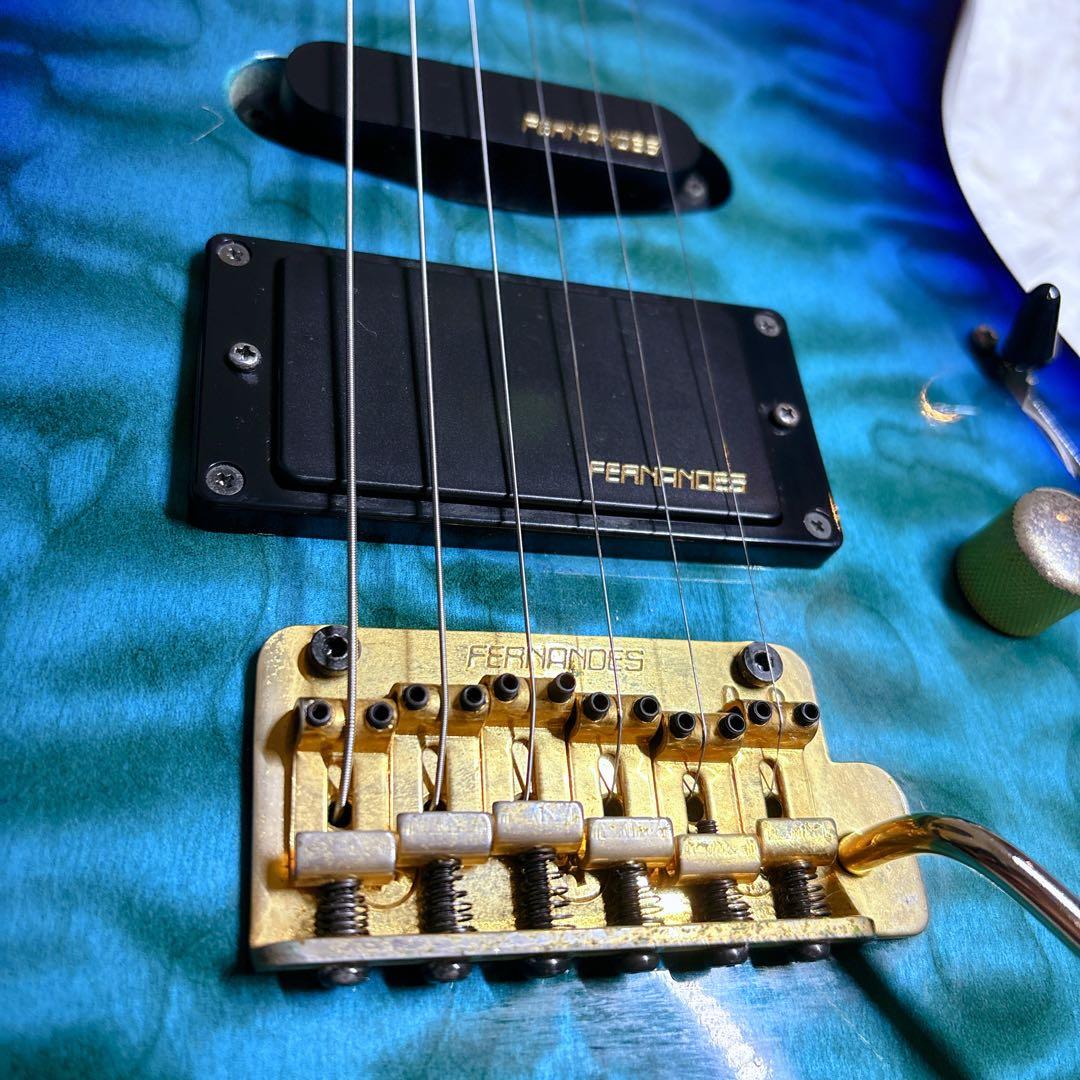 【希少】 FERNANDES FGZ-420 キルトメイプル トレモロアーム