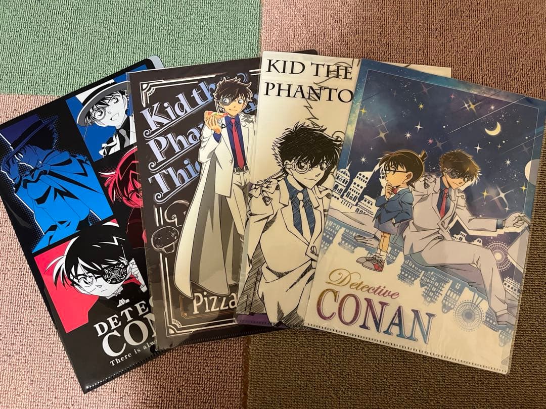 名探偵コナン まじっく快斗 怪盗キッド 黒羽快斗 クリアファイル 4点