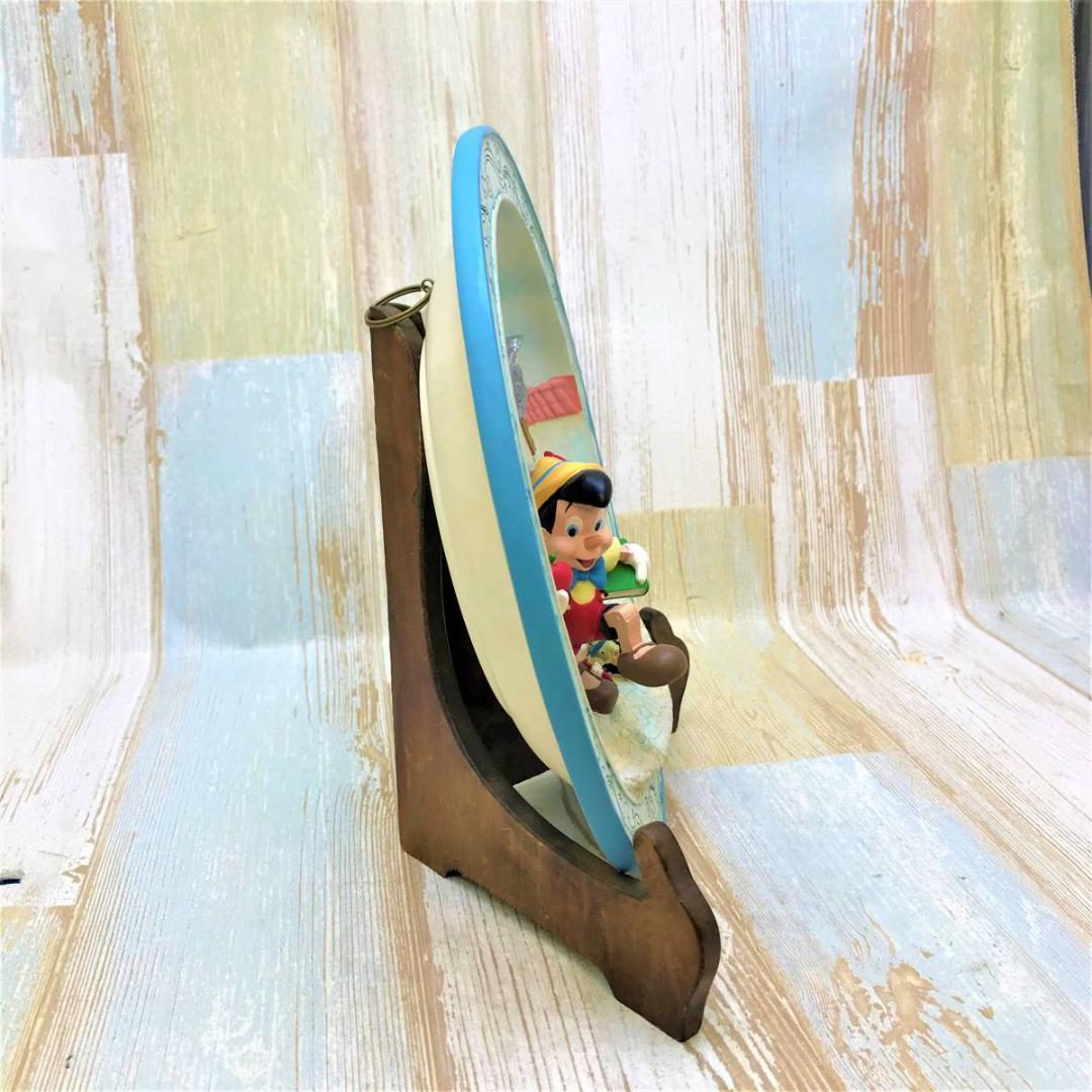 ピノキオ フィガロ ジミニークリケット ゼペットじいさん レリーフプレート