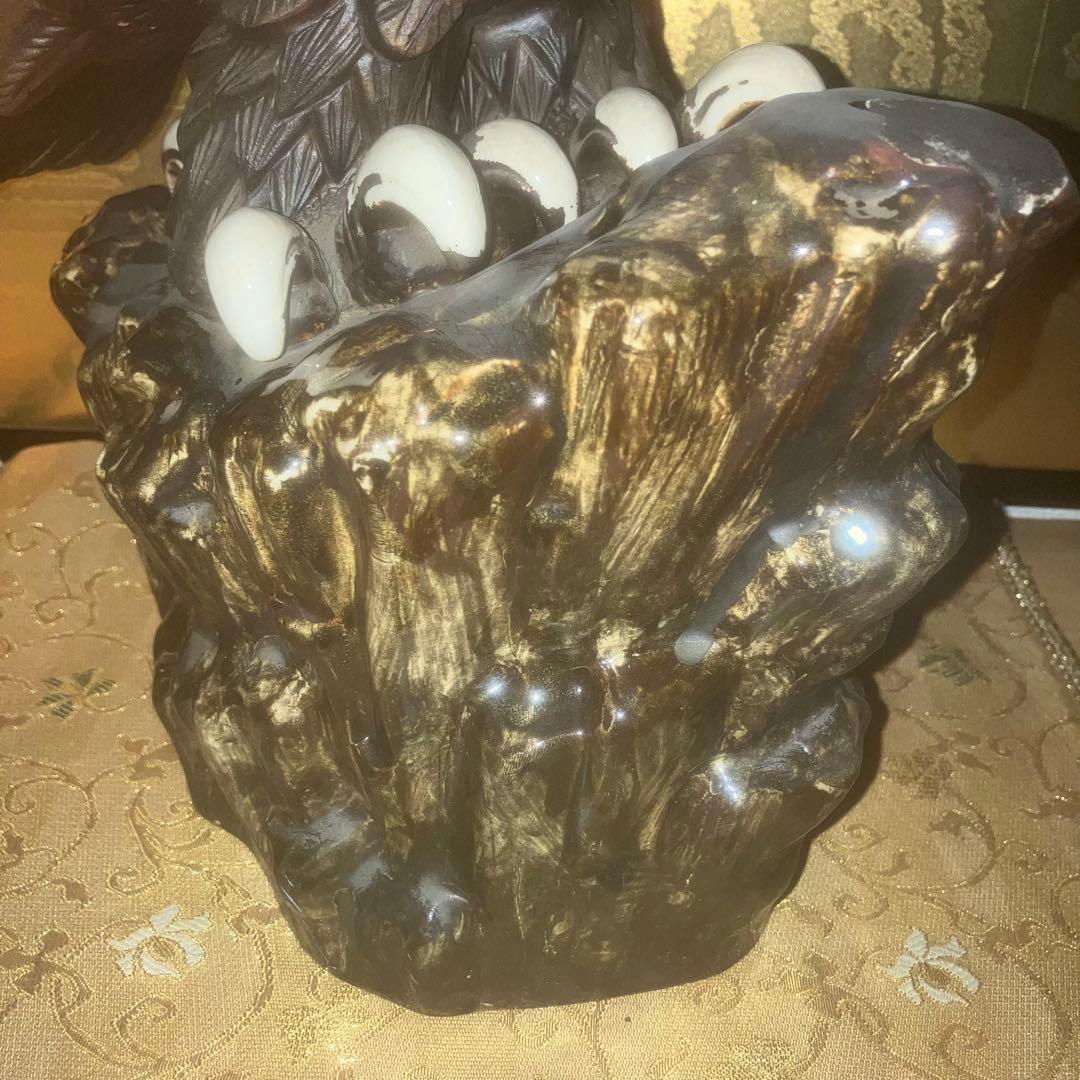 超特級呪物】運気を鷲づかみする自由と成功の象徴 九谷焼 鷲