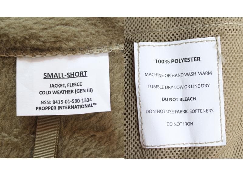S/S■ECWCS POLARTEC ポーラテック フリース スモール コヨーテ
