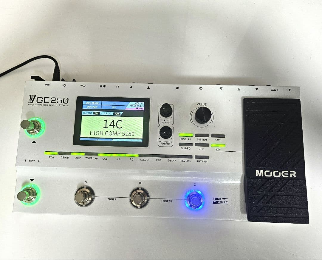 【美品・動作確認済み】MOOER GE250 マルチエフェクター