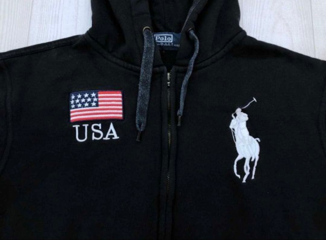 Polo Ralph Lauren パーカー USA ビックポニー
