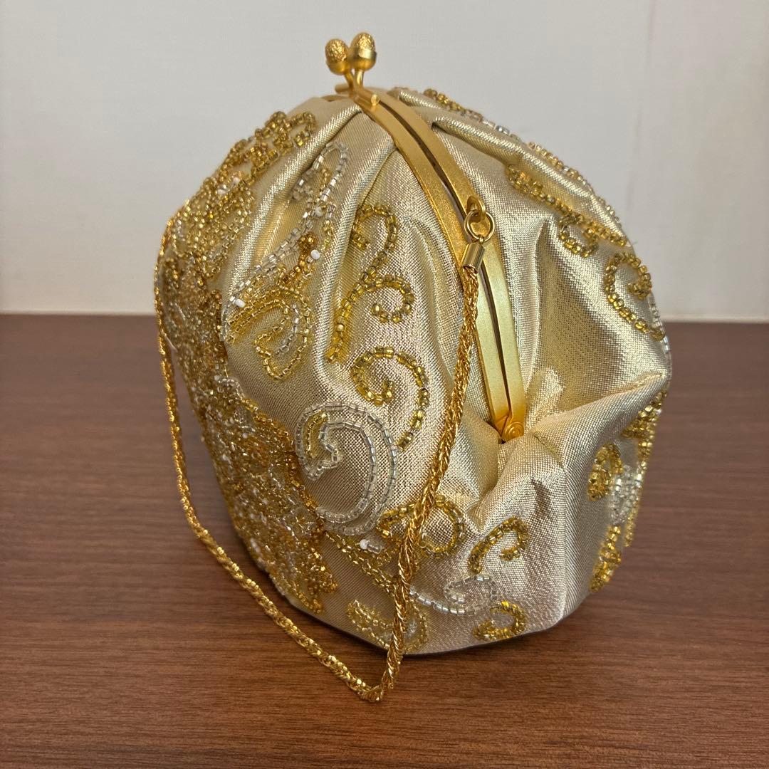 ビーズ刺繍バッグ