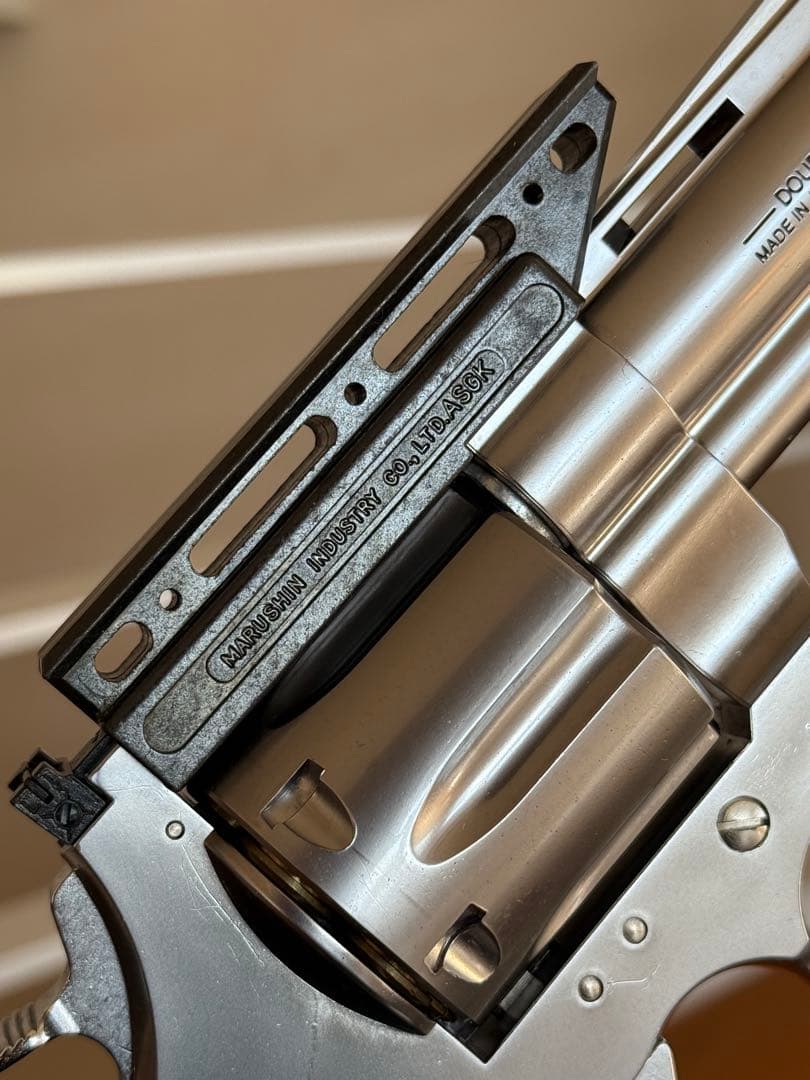 マルシン コルト アナコンダ マウントベース付き シルバー ガスガン