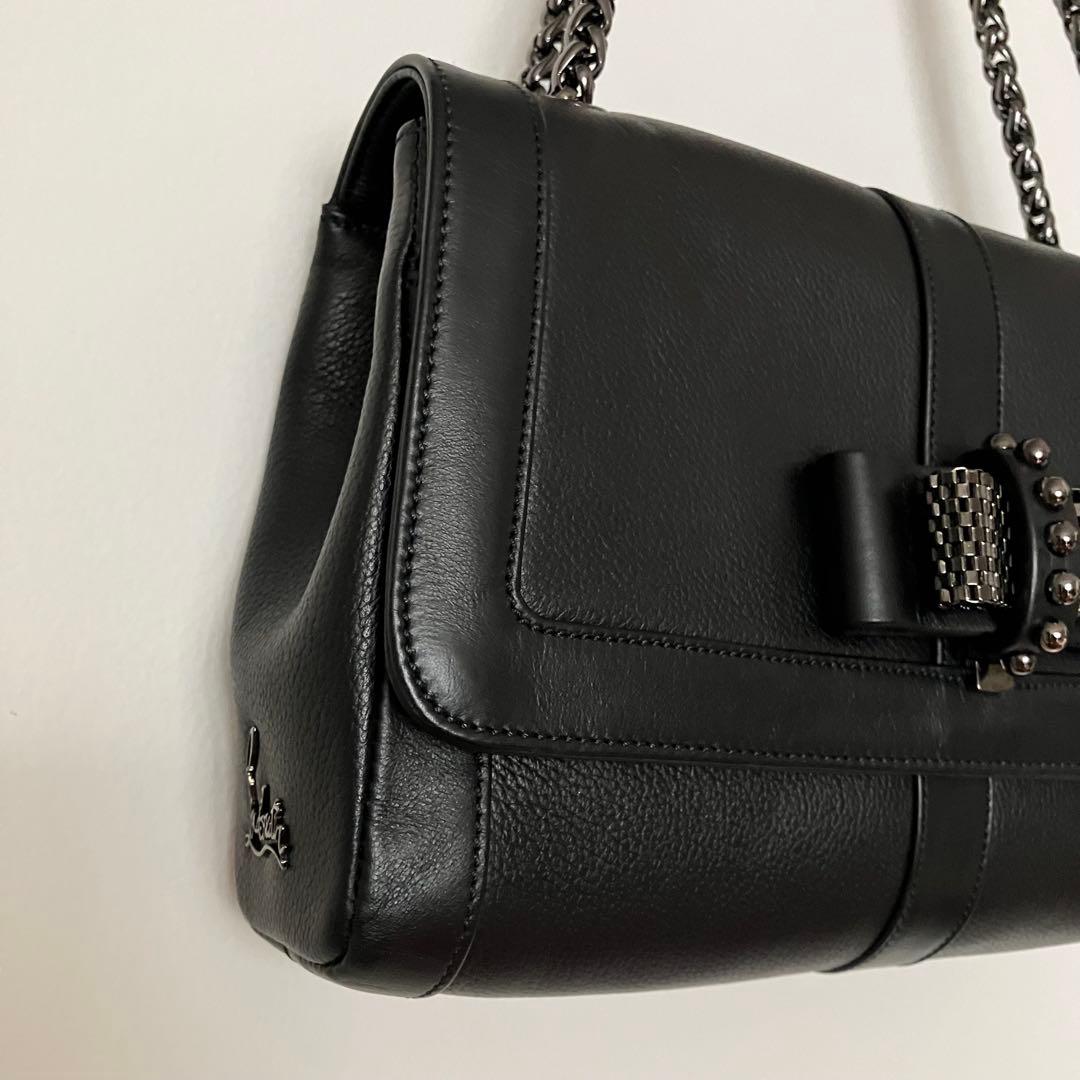 美品Louboutinクリスチャンルブタンショルダーバッグスウィートチャリティー