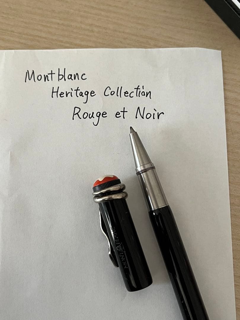 モンブラン ヘリテイジコレクション ルージュ・エ・ノワール ローラー